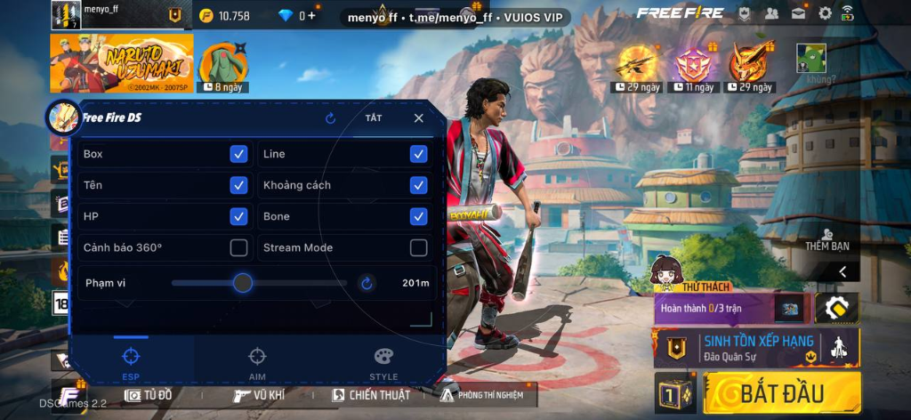 Free Fire DSGames VIP v2.2