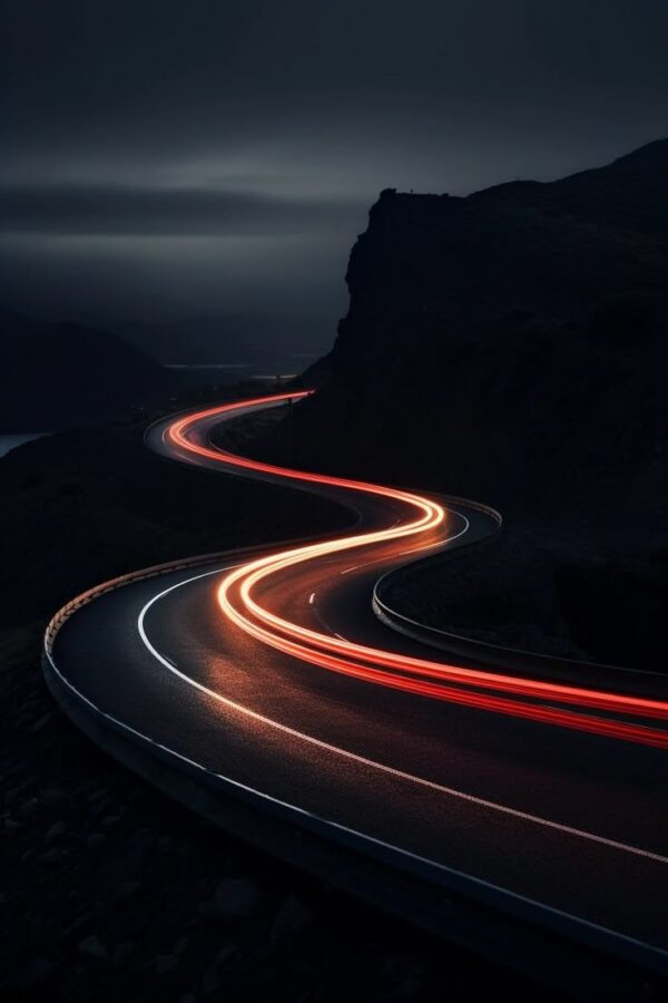 Abstract Light Trails